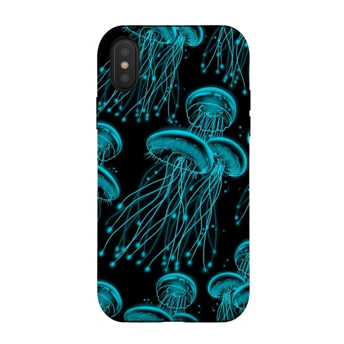 iPhone Xs / X StrongFit Jelly Fish by Alberto