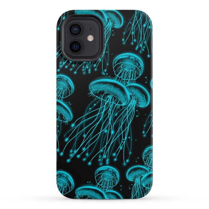 iPhone 12 mini StrongFit Jelly Fish by Alberto