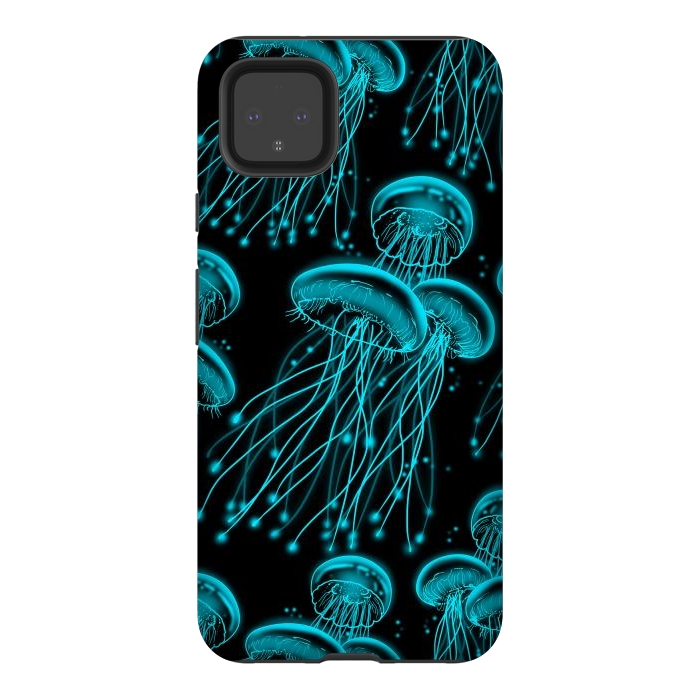 Pixel 4XL StrongFit Jelly Fish by Alberto
