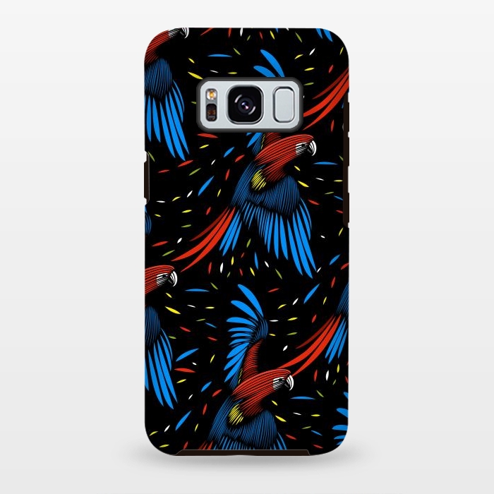 Galaxy S8 plus StrongFit Tribal Macaw by Alberto