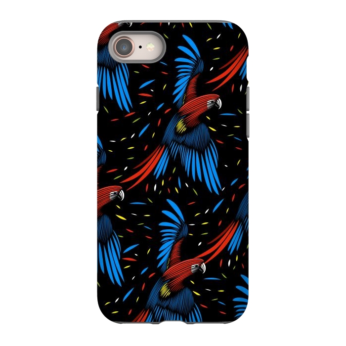 iPhone 8 StrongFit Tribal Macaw by Alberto