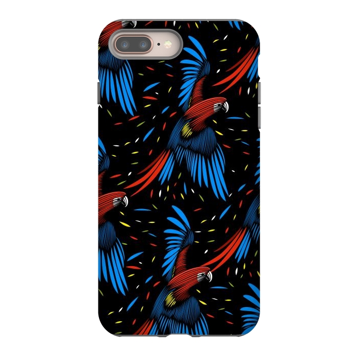 iPhone 8 plus StrongFit Tribal Macaw by Alberto
