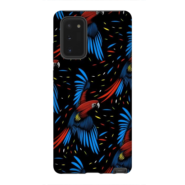 Galaxy Note 20 StrongFit Tribal Macaw by Alberto