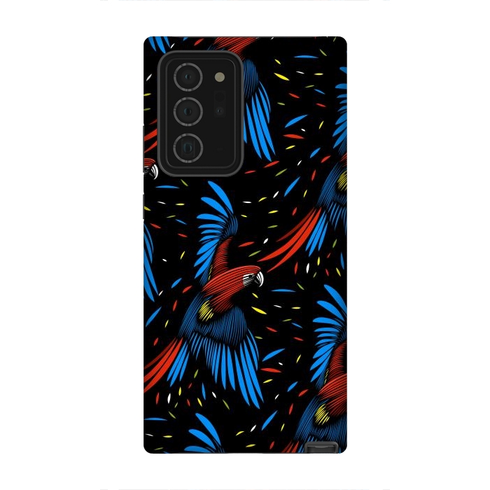 Galaxy Note 20 Ultra StrongFit Tribal Macaw by Alberto