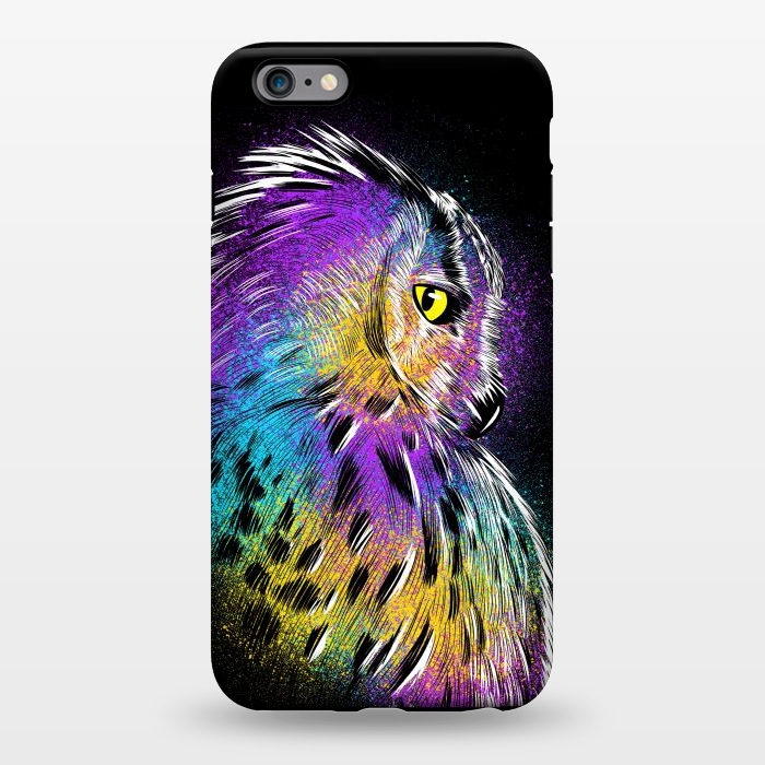 iPhone 6/6s plus StrongFit Sketch Owl Colorful by Alberto