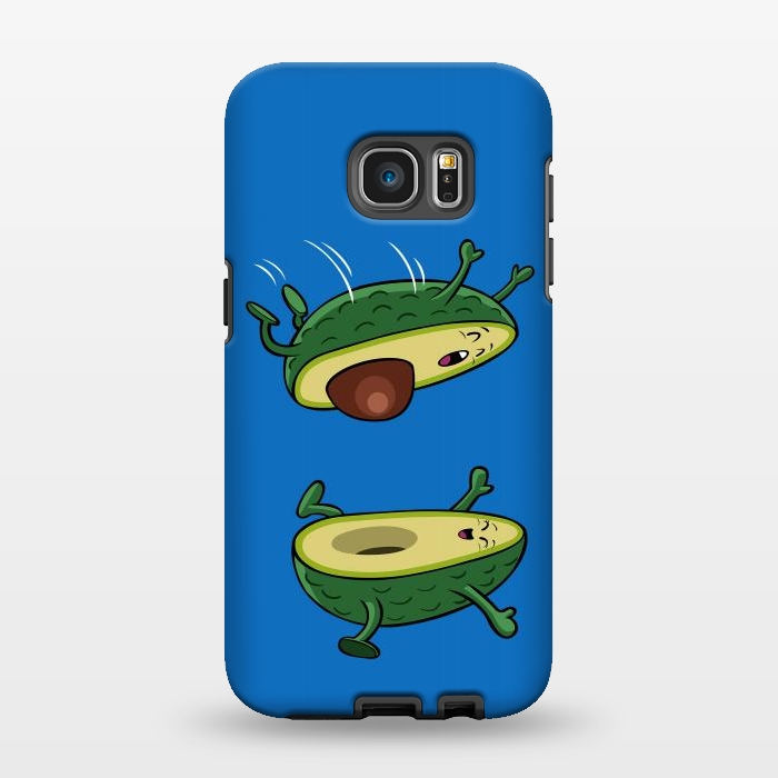 Galaxy S7 EDGE StrongFit Avocado Jump by Alberto