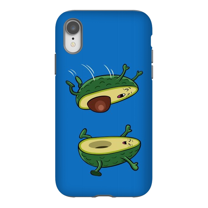 iPhone Xr StrongFit Avocado Jump by Alberto