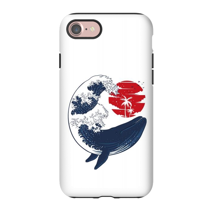 iPhone 7 StrongFit wave whale by Alberto