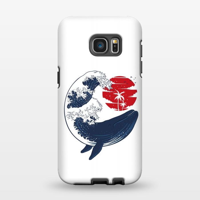 Galaxy S7 EDGE StrongFit wave whale by Alberto