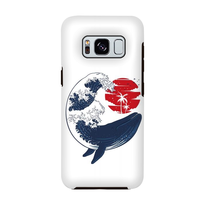 Galaxy S8 StrongFit wave whale by Alberto