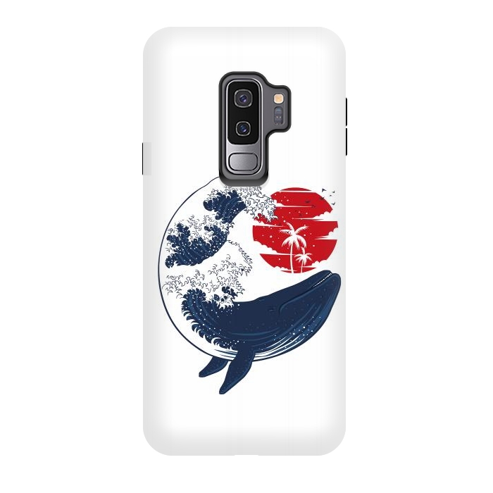 Galaxy S9 plus StrongFit wave whale by Alberto