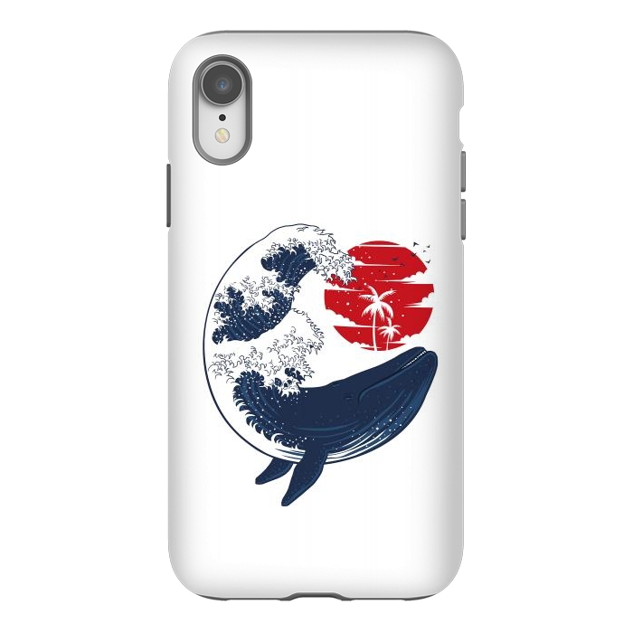iPhone Xr StrongFit wave whale by Alberto