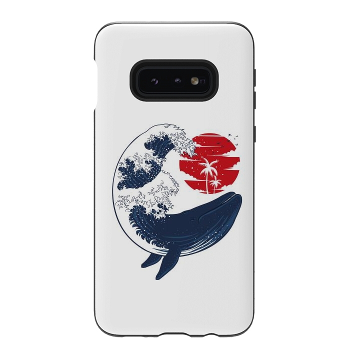 Galaxy S10e StrongFit wave whale by Alberto