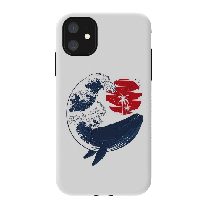 iPhone 11 StrongFit wave whale by Alberto
