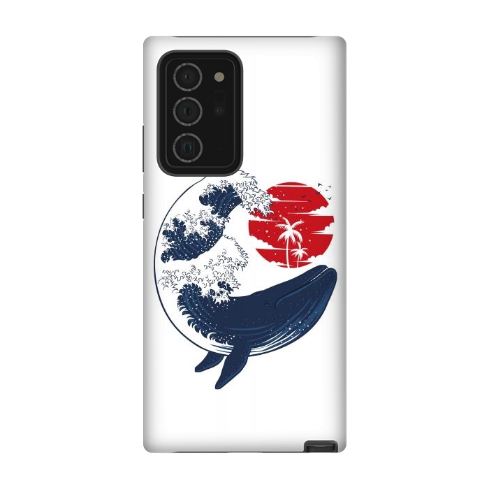 Galaxy Note 20 Ultra StrongFit wave whale by Alberto