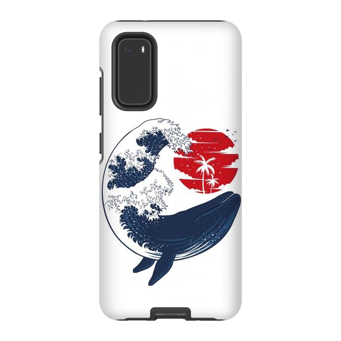 Galaxy S20 StrongFit wave whale by Alberto
