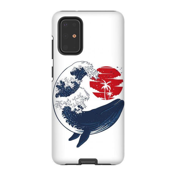 Galaxy S20 Plus StrongFit wave whale by Alberto