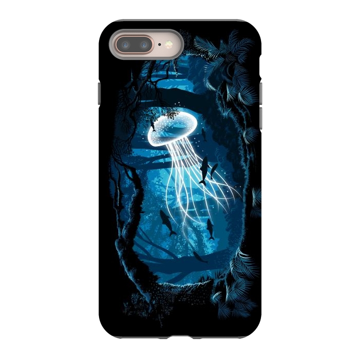 iPhone 7 plus StrongFit Jelly Fish Forest by Alberto