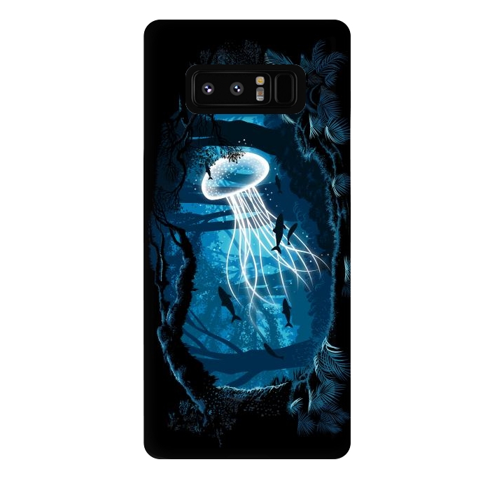 Galaxy Note 8 StrongFit Jelly Fish Forest by Alberto