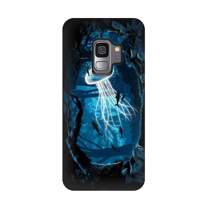 Galaxy S9 StrongFit Jelly Fish Forest by Alberto