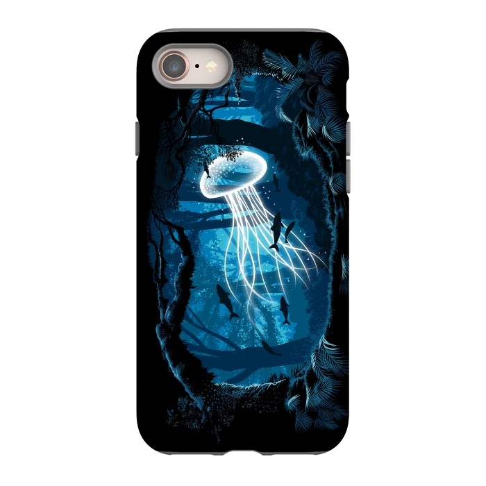 iPhone 8 StrongFit Jelly Fish Forest by Alberto