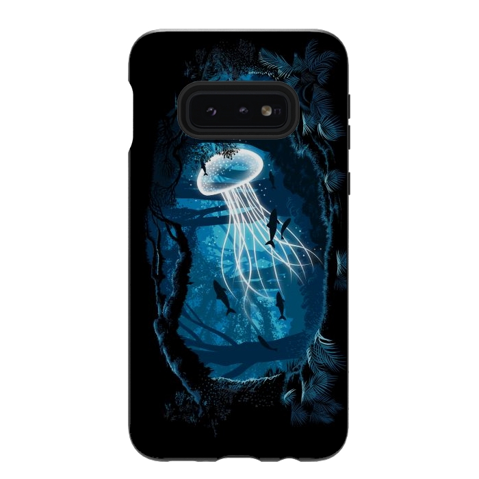Galaxy S10e StrongFit Jelly Fish Forest by Alberto