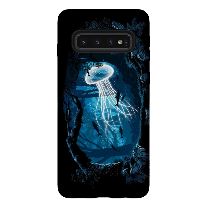 Galaxy S10 StrongFit Jelly Fish Forest by Alberto