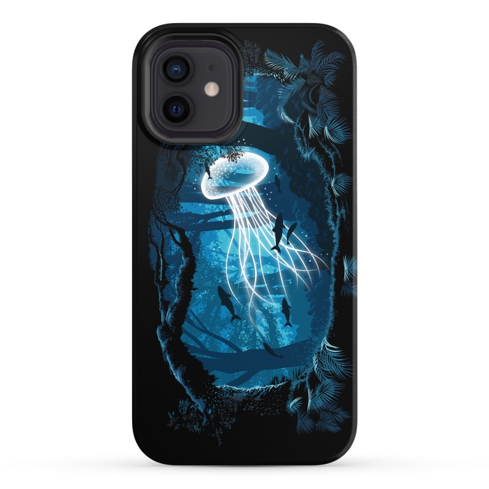 iPhone 12 StrongFit Jelly Fish Forest by Alberto