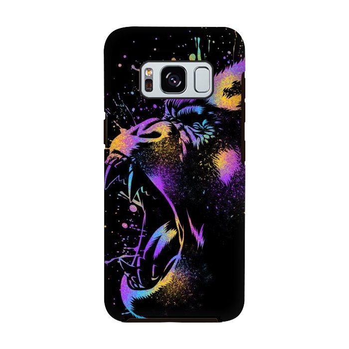 Galaxy S8 StrongFit Gorilla colorful by Alberto