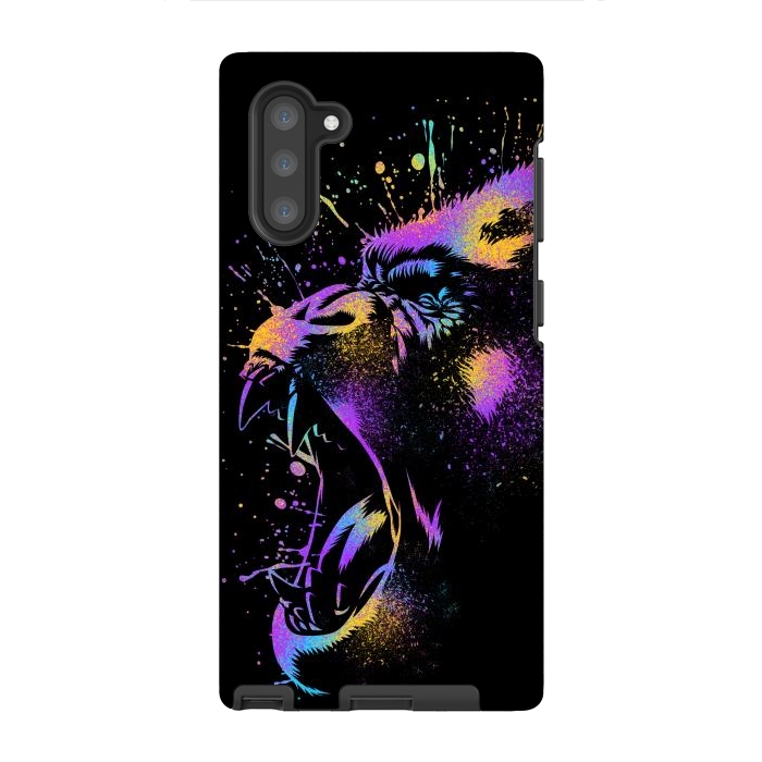 Galaxy Note 10 StrongFit Gorilla colorful by Alberto
