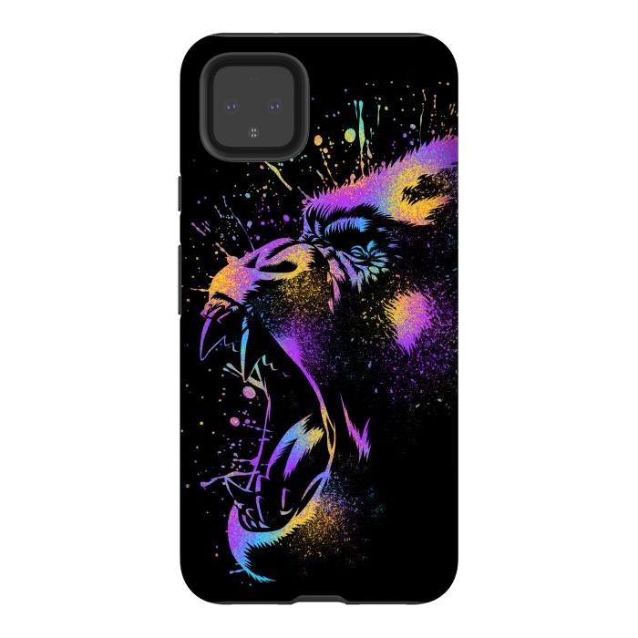 Pixel 4XL StrongFit Gorilla colorful by Alberto