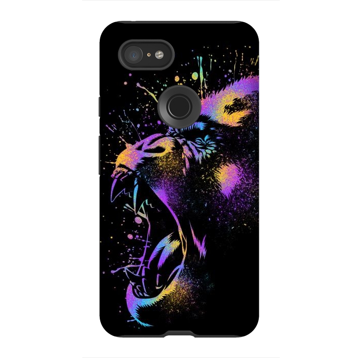 Pixel 3XL StrongFit Gorilla colorful by Alberto