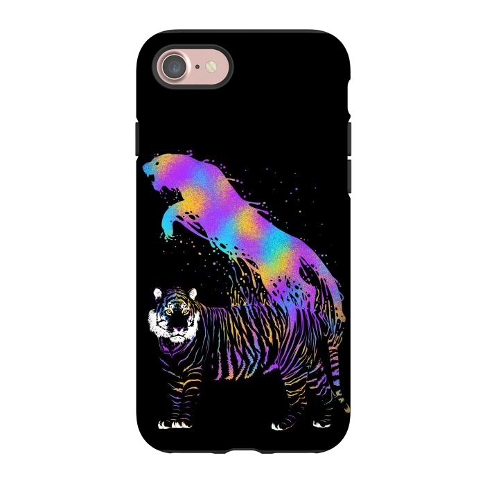 iPhone 7 StrongFit Tiger ink colorful by Alberto