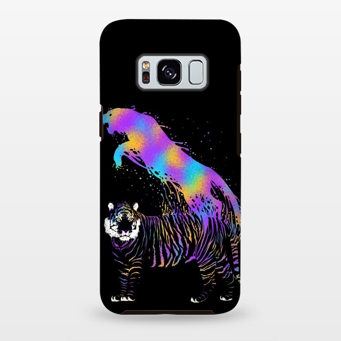 Galaxy S8 plus StrongFit Tiger ink colorful by Alberto
