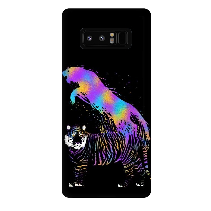 Galaxy Note 8 StrongFit Tiger ink colorful by Alberto