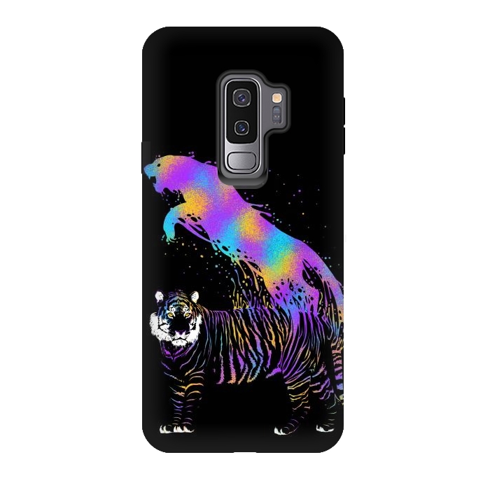 Galaxy S9 plus StrongFit Tiger ink colorful by Alberto