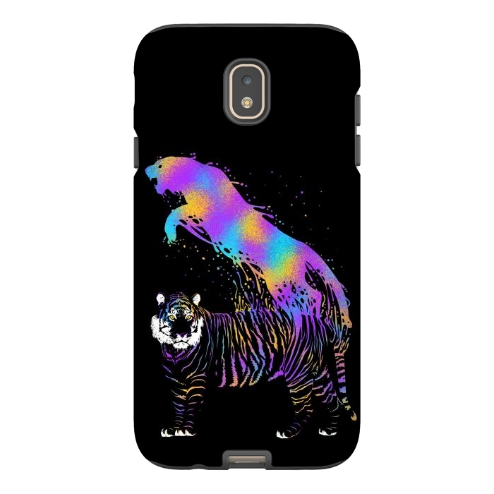 Galaxy J7 StrongFit Tiger ink colorful by Alberto