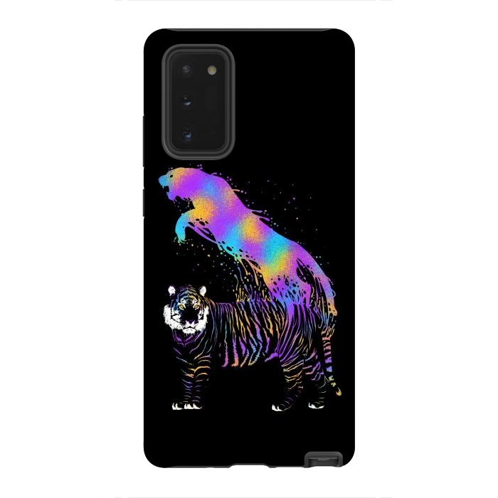 Galaxy Note 20 StrongFit Tiger ink colorful by Alberto