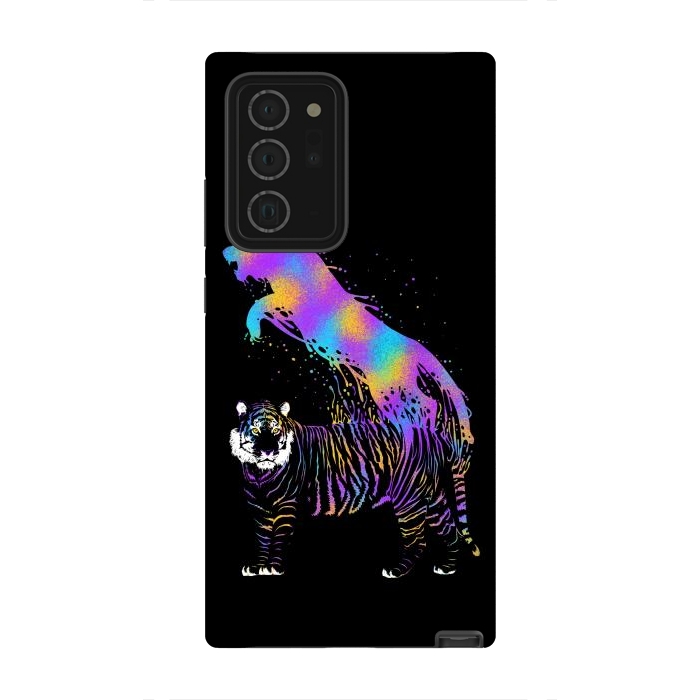 Galaxy Note 20 Ultra StrongFit Tiger ink colorful by Alberto