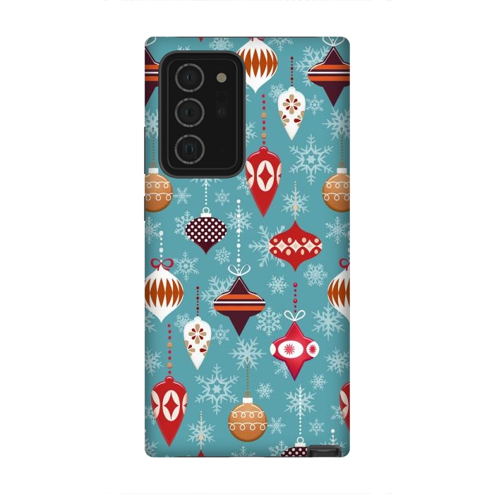 Galaxy Note 20 Ultra StrongFit Colorful decorated Christmas ornaments by Oana 