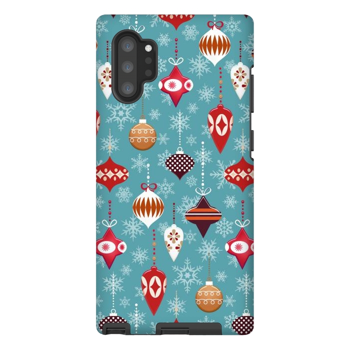 Galaxy Note 10 plus StrongFit Colorful decorated Christmas ornaments by Oana 