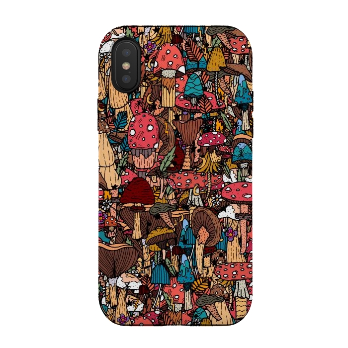 iPhone Xs / X StrongFit Of mushrooms and autumn by Steve Wade (Swade)