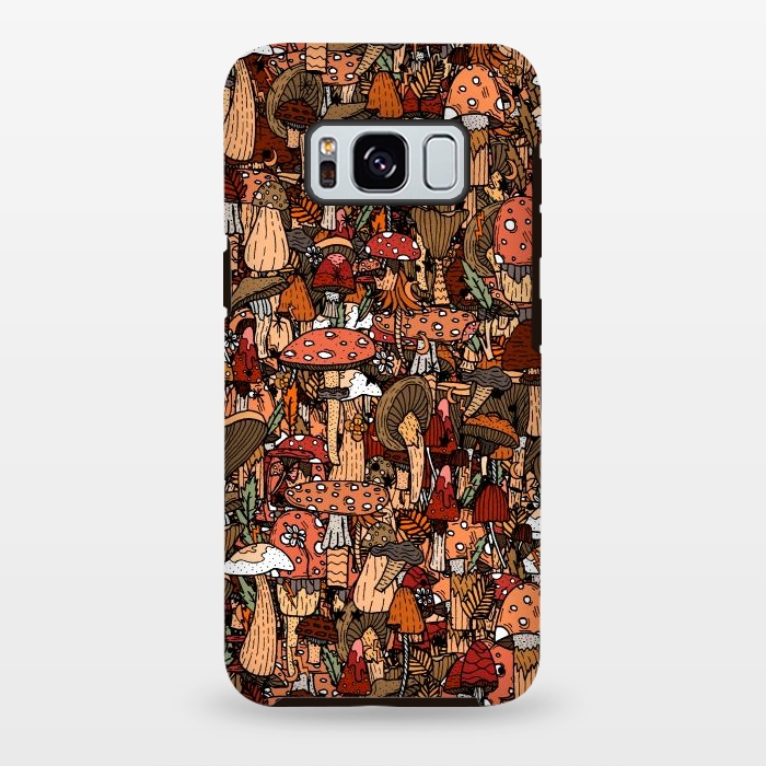Galaxy S8 plus StrongFit Autumnal Mushrooms by Steve Wade (Swade)