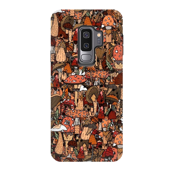Galaxy S9 plus StrongFit Autumnal Mushrooms by Steve Wade (Swade)