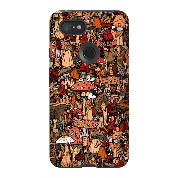 Pixel 3XL StrongFit Autumnal Mushrooms by Steve Wade (Swade)