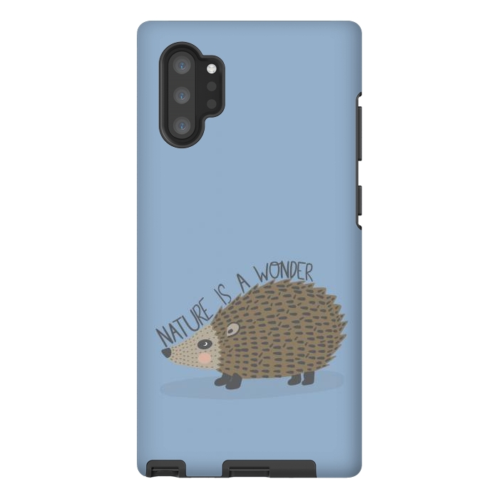 Galaxy Note 10 plus StrongFit Nature is a Wonder Hedgehog  by Edith May
