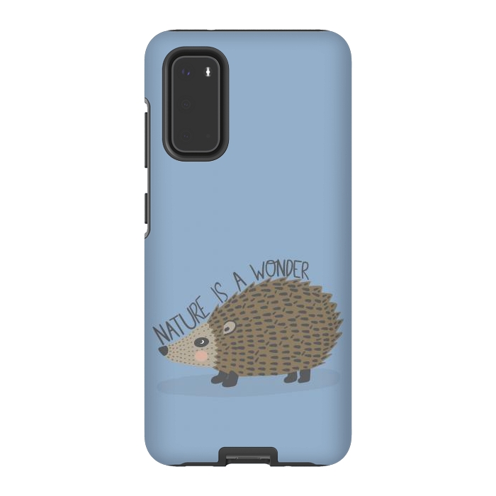 Galaxy S20 StrongFit Nature is a Wonder Hedgehog  by Edith May