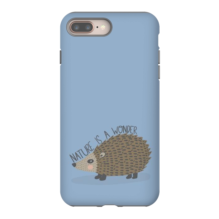 iPhone 8 plus StrongFit Nature is a Wonder Hedgehog  by Edith May