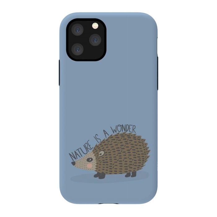 iPhone 11 Pro StrongFit Nature is a Wonder Hedgehog  by Edith May