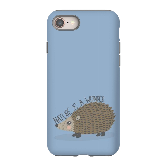 iPhone SE StrongFit Nature is a Wonder Hedgehog  by Edith May
